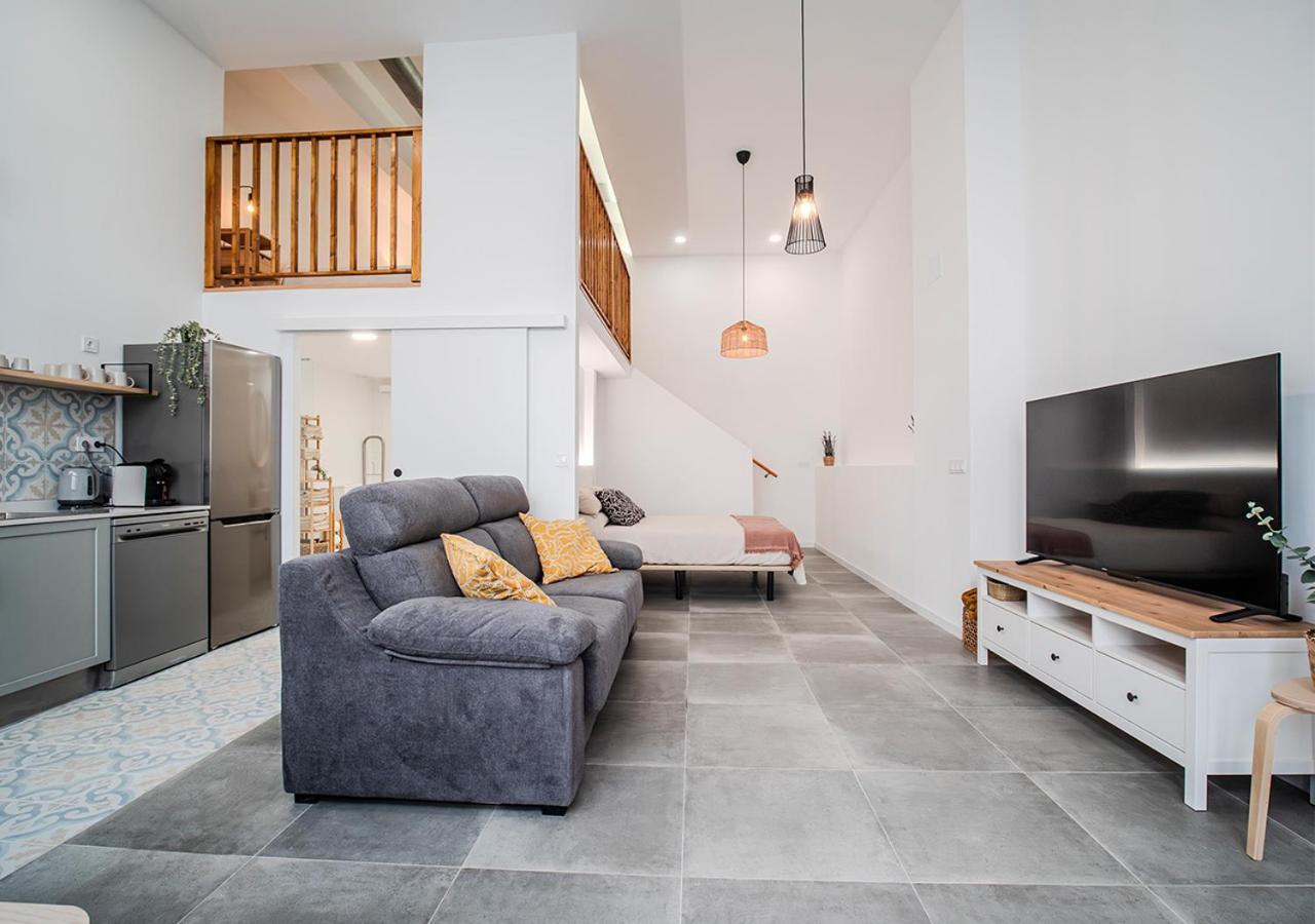 Aroma De Valencia II Cozy Studio With Loft Exteriör bild