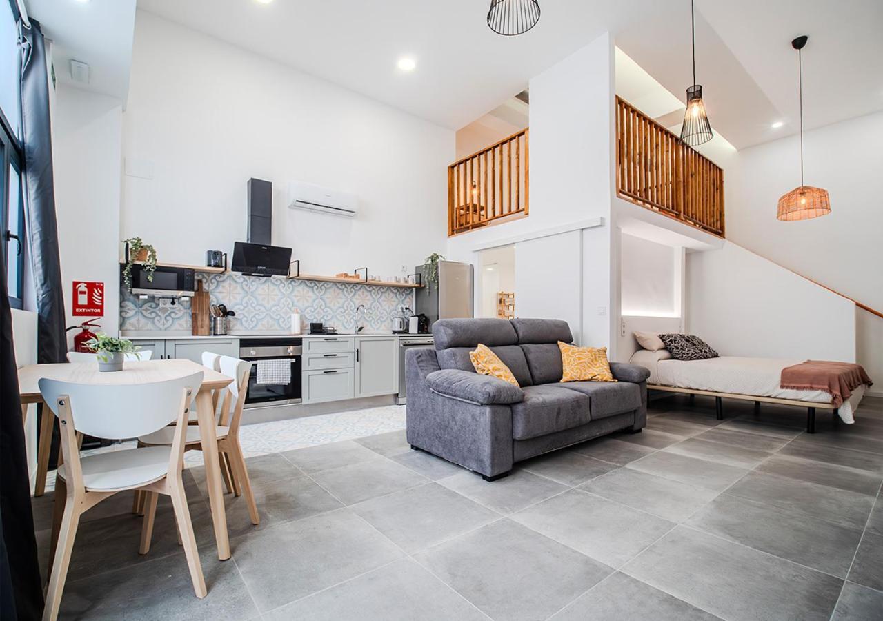 Aroma De Valencia II Cozy Studio With Loft Exteriör bild